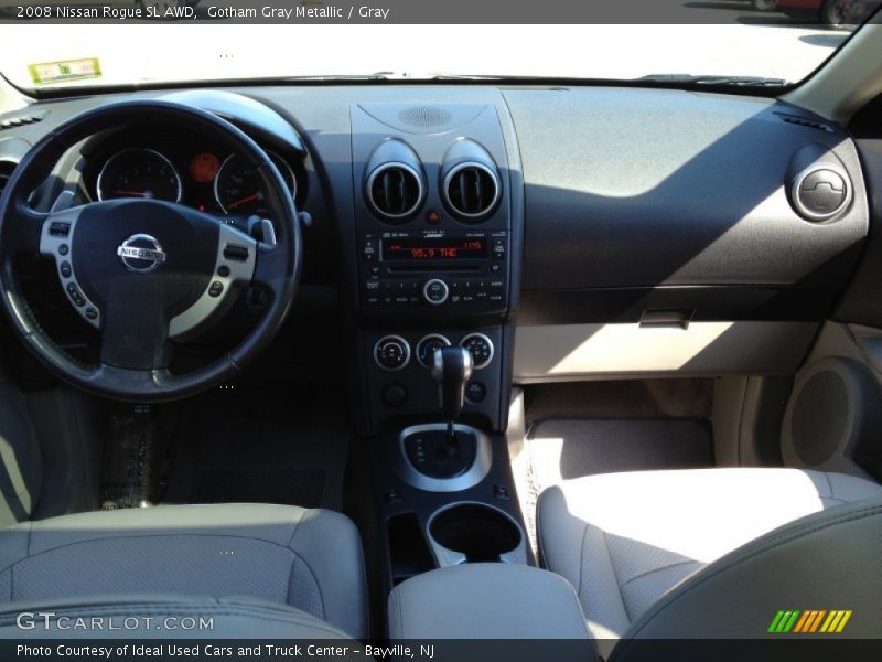 Gotham Gray Metallic / Gray 2008 Nissan Rogue SL AWD