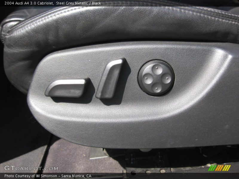 Steel Grey Metallic / Black 2004 Audi A4 3.0 Cabriolet