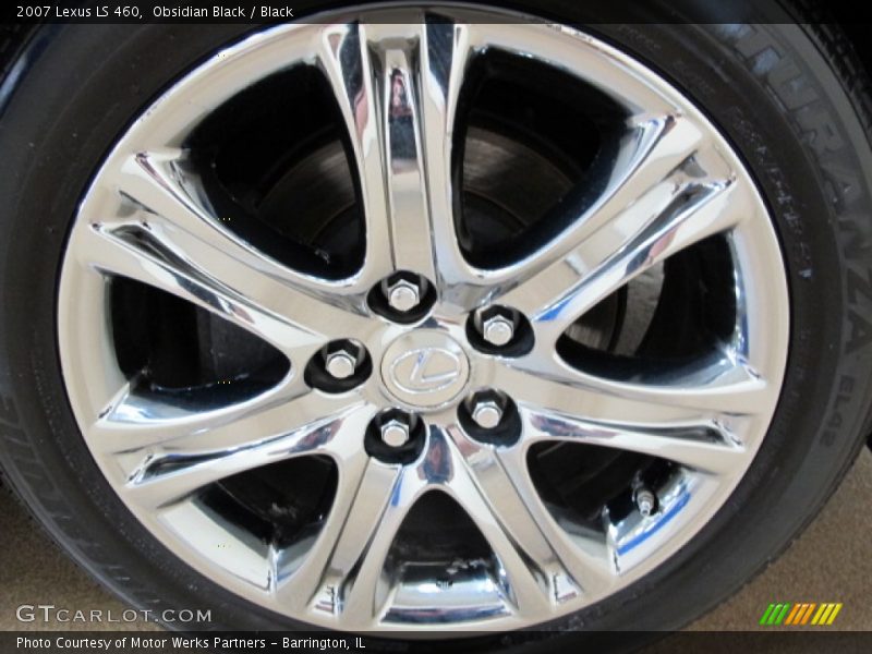Obsidian Black / Black 2007 Lexus LS 460