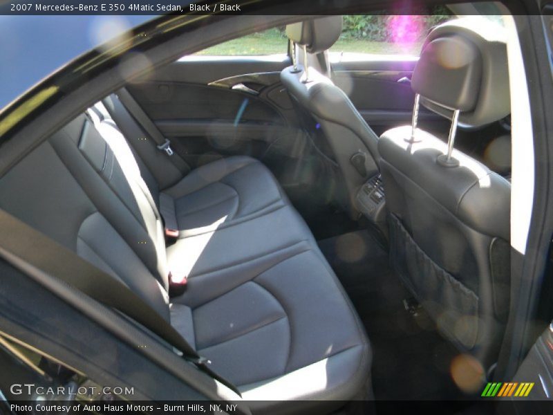 Black / Black 2007 Mercedes-Benz E 350 4Matic Sedan