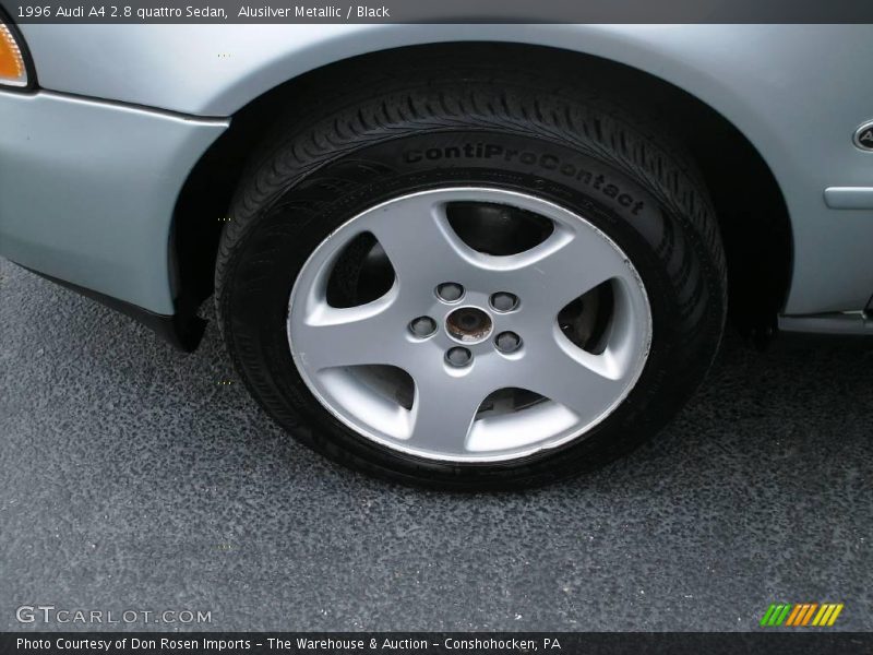 Alusilver Metallic / Black 1996 Audi A4 2.8 quattro Sedan