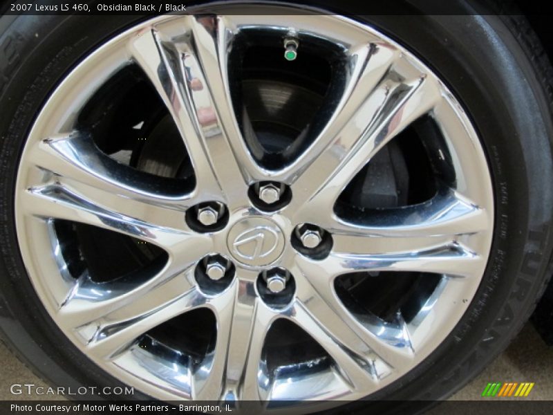 Obsidian Black / Black 2007 Lexus LS 460