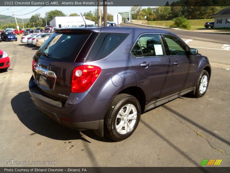 Atlantis Blue Metallic / Jet Black 2013 Chevrolet Equinox LS AWD