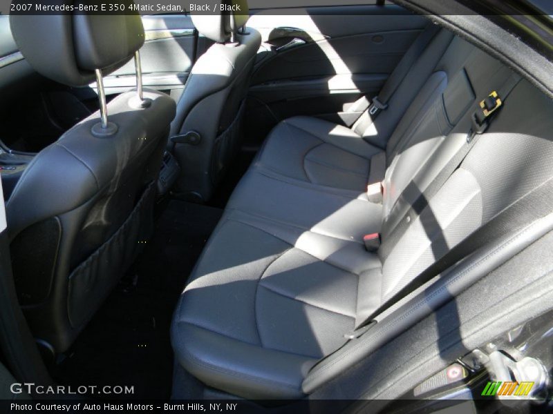 Black / Black 2007 Mercedes-Benz E 350 4Matic Sedan