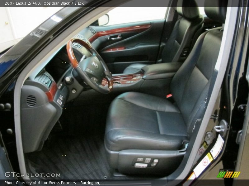 Obsidian Black / Black 2007 Lexus LS 460