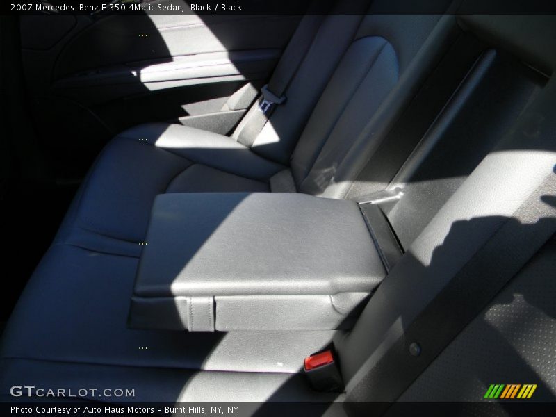 Black / Black 2007 Mercedes-Benz E 350 4Matic Sedan