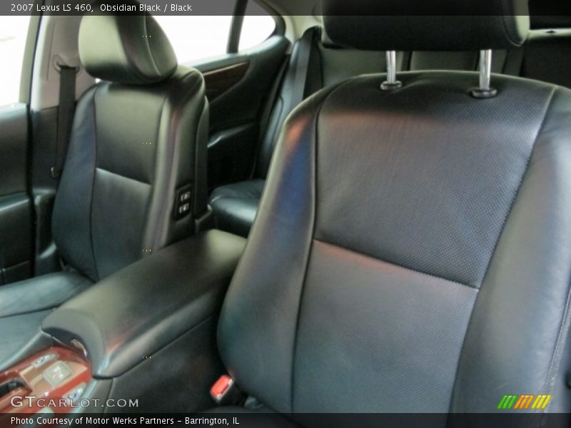 Obsidian Black / Black 2007 Lexus LS 460
