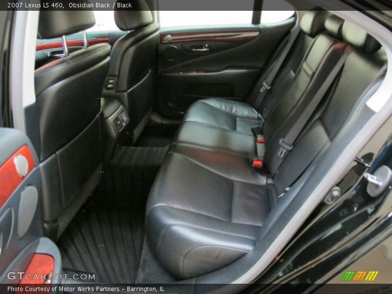 Obsidian Black / Black 2007 Lexus LS 460