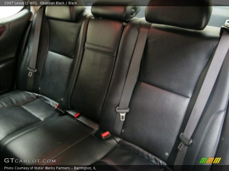 Obsidian Black / Black 2007 Lexus LS 460