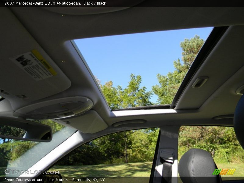 Black / Black 2007 Mercedes-Benz E 350 4Matic Sedan
