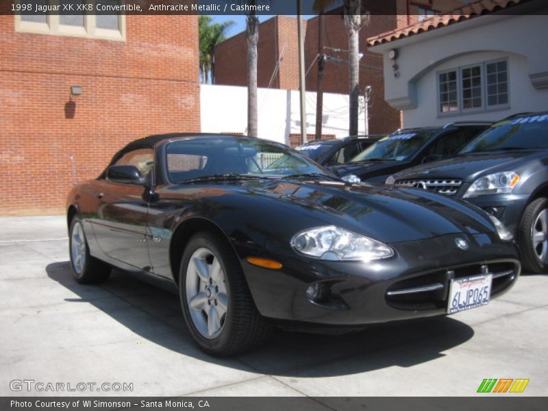 Anthracite Metallic / Cashmere 1998 Jaguar XK XK8 Convertible