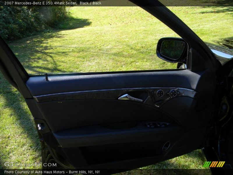 Black / Black 2007 Mercedes-Benz E 350 4Matic Sedan
