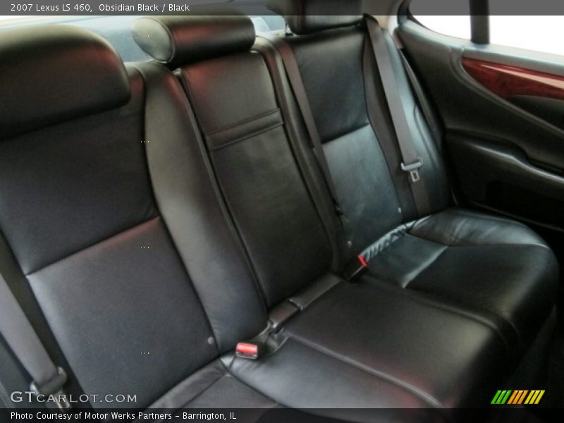 Obsidian Black / Black 2007 Lexus LS 460