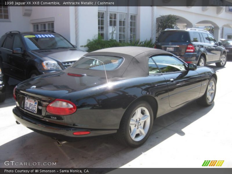 Anthracite Metallic / Cashmere 1998 Jaguar XK XK8 Convertible
