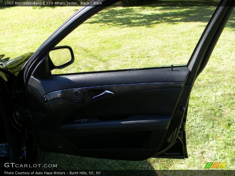 Black / Black 2007 Mercedes-Benz E 350 4Matic Sedan