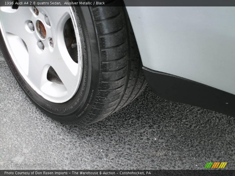 Alusilver Metallic / Black 1996 Audi A4 2.8 quattro Sedan