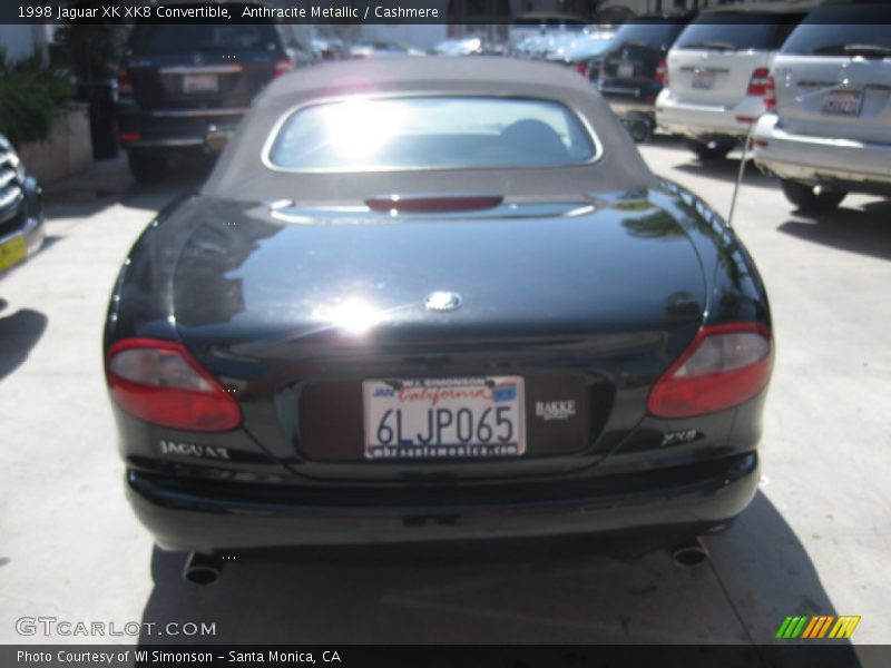 Anthracite Metallic / Cashmere 1998 Jaguar XK XK8 Convertible