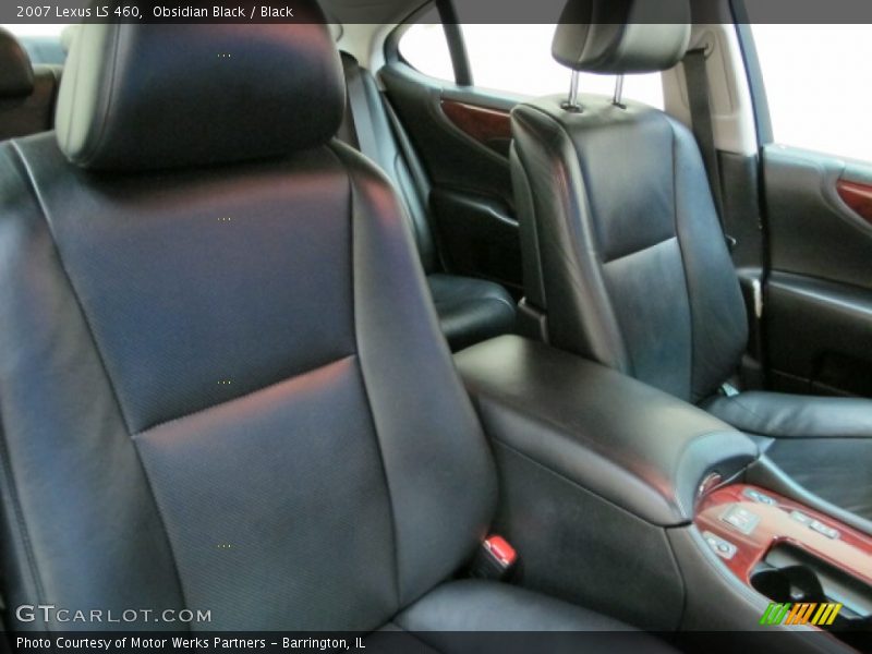 Obsidian Black / Black 2007 Lexus LS 460