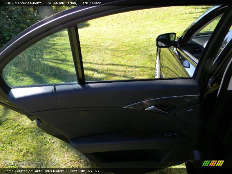 Black / Black 2007 Mercedes-Benz E 350 4Matic Sedan