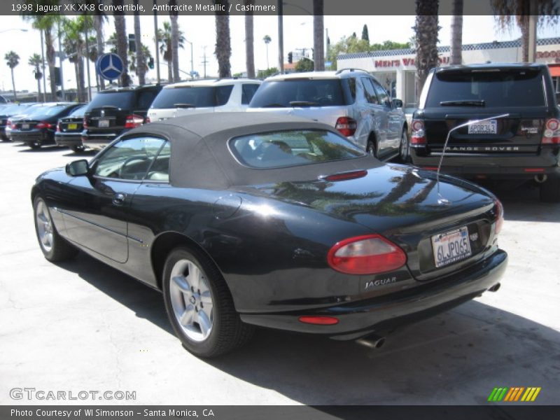 Anthracite Metallic / Cashmere 1998 Jaguar XK XK8 Convertible