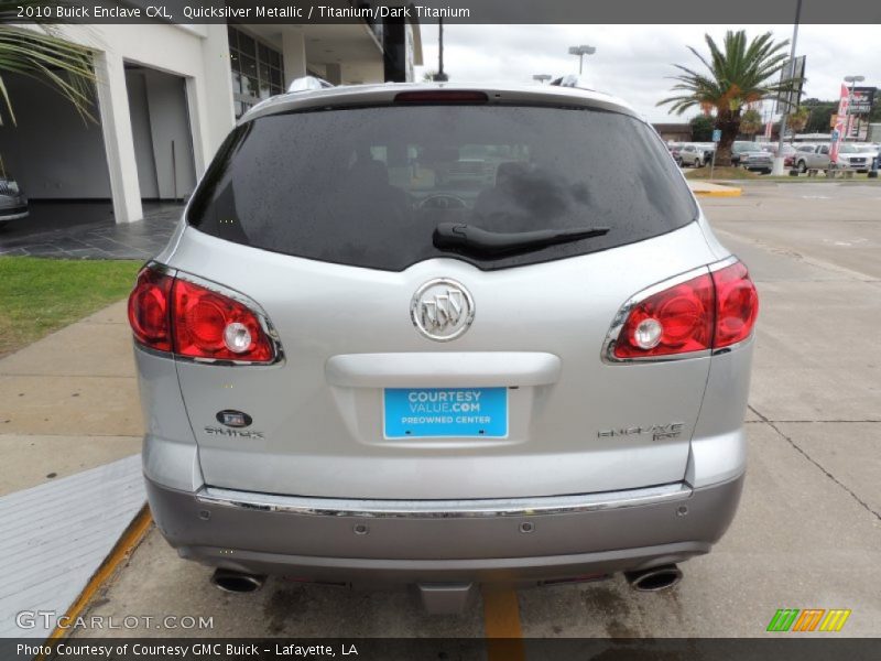 Quicksilver Metallic / Titanium/Dark Titanium 2010 Buick Enclave CXL
