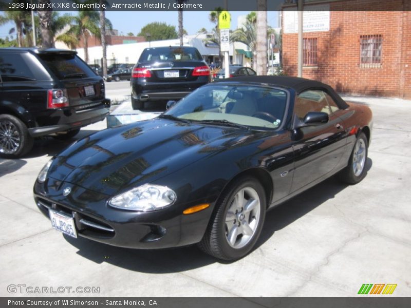Anthracite Metallic / Cashmere 1998 Jaguar XK XK8 Convertible