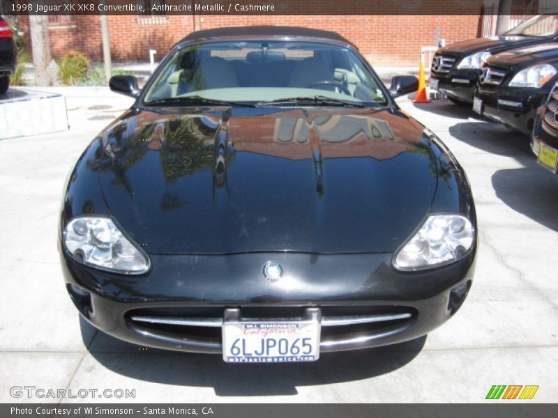 Anthracite Metallic / Cashmere 1998 Jaguar XK XK8 Convertible