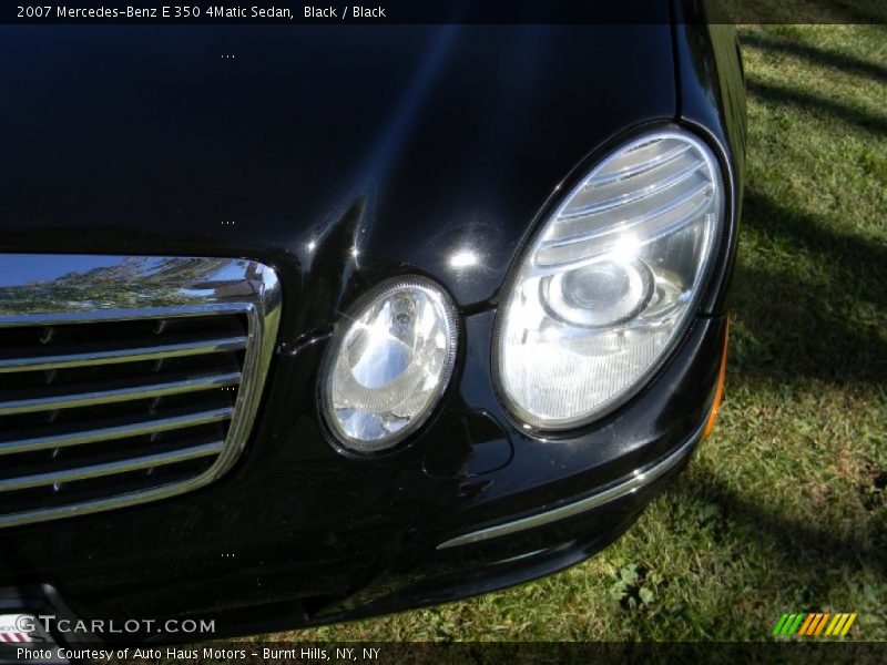 Black / Black 2007 Mercedes-Benz E 350 4Matic Sedan