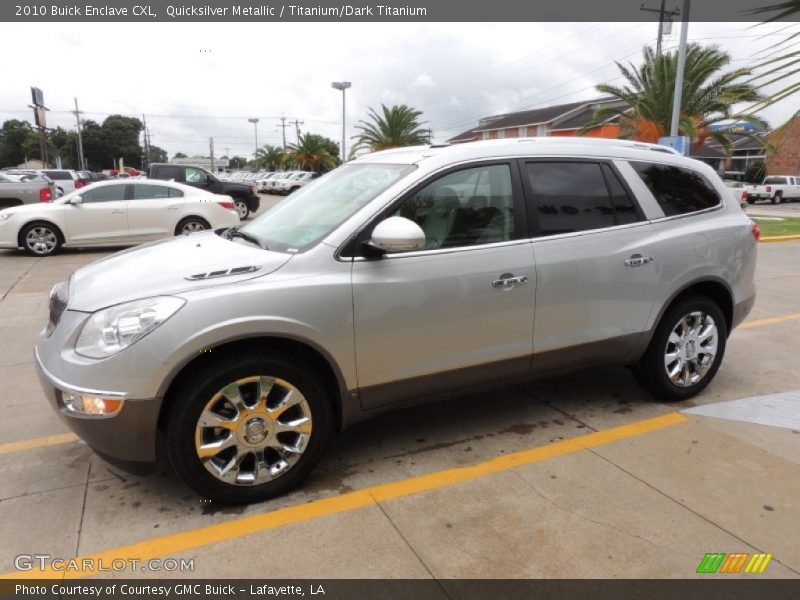 Quicksilver Metallic / Titanium/Dark Titanium 2010 Buick Enclave CXL