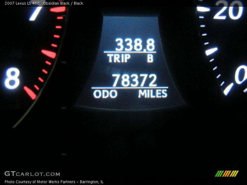 Obsidian Black / Black 2007 Lexus LS 460