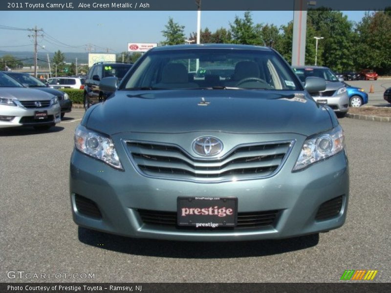 Aloe Green Metallic / Ash 2011 Toyota Camry LE