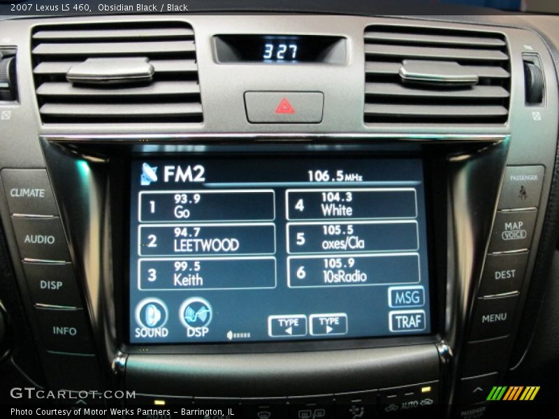 Obsidian Black / Black 2007 Lexus LS 460