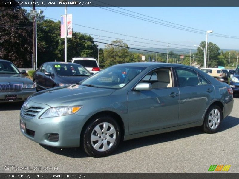 Aloe Green Metallic / Ash 2011 Toyota Camry LE