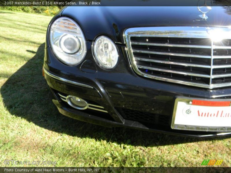 Black / Black 2007 Mercedes-Benz E 350 4Matic Sedan