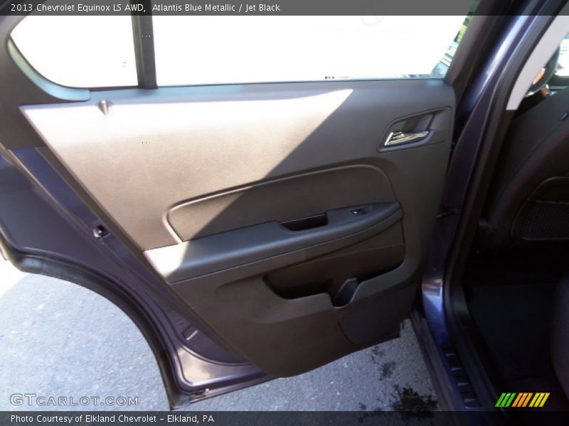 Atlantis Blue Metallic / Jet Black 2013 Chevrolet Equinox LS AWD