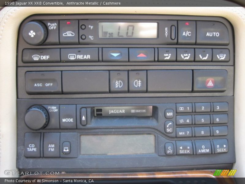 Controls of 1998 XK XK8 Convertible