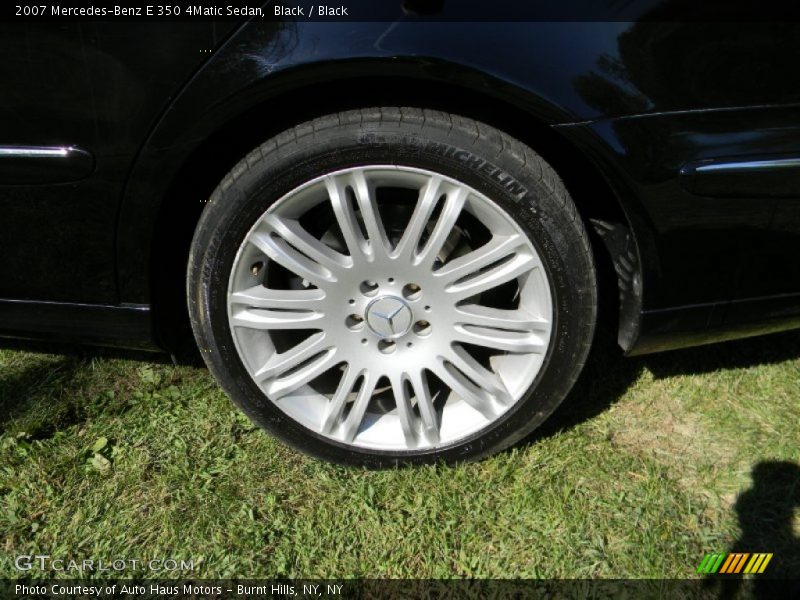 Black / Black 2007 Mercedes-Benz E 350 4Matic Sedan