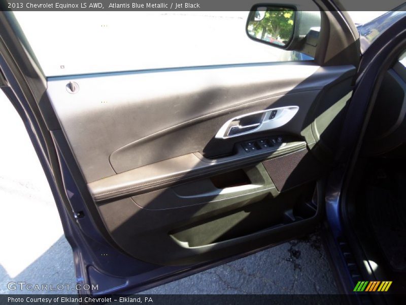 Atlantis Blue Metallic / Jet Black 2013 Chevrolet Equinox LS AWD