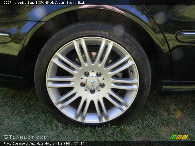 Black / Black 2007 Mercedes-Benz E 350 4Matic Sedan