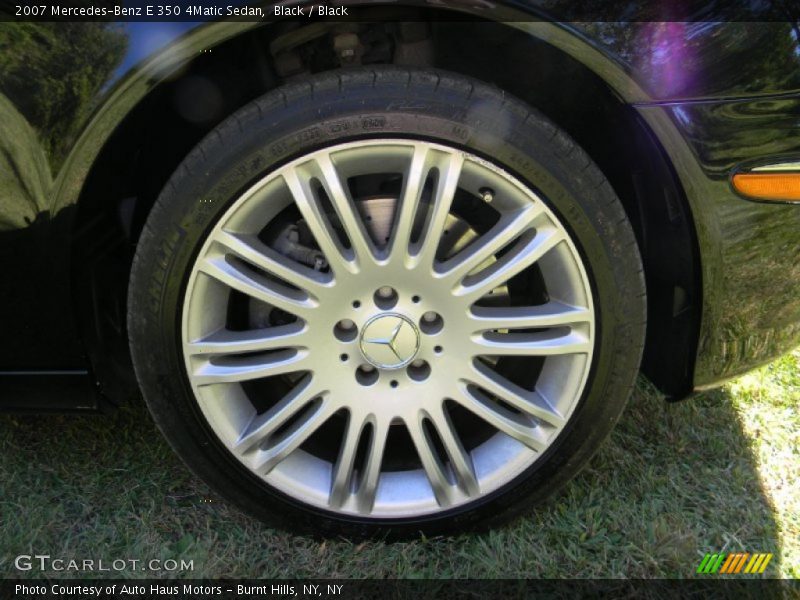 Black / Black 2007 Mercedes-Benz E 350 4Matic Sedan