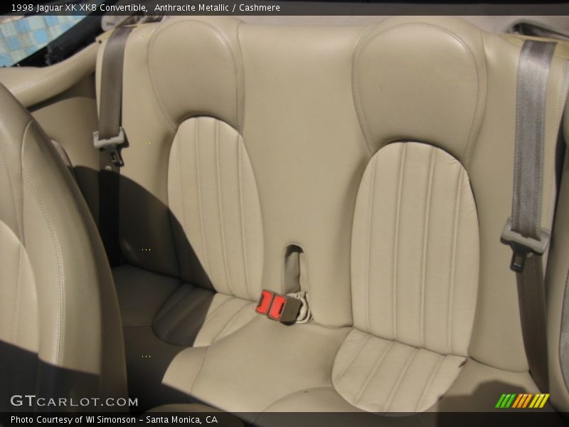 Rear Seat of 1998 XK XK8 Convertible