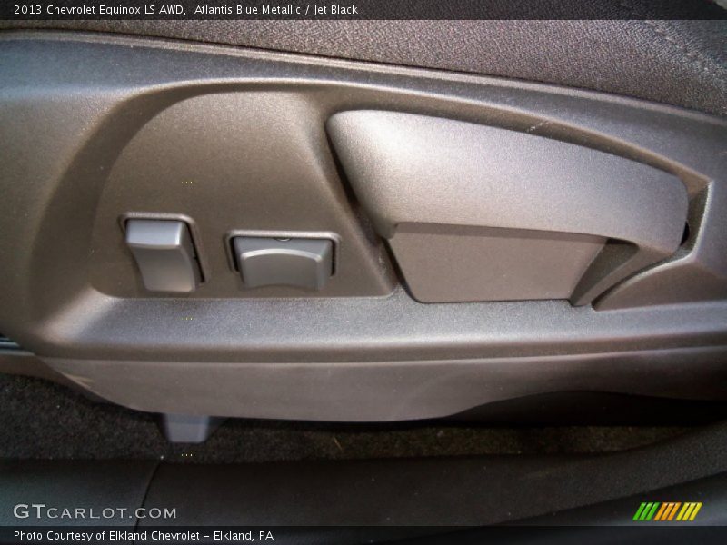 Atlantis Blue Metallic / Jet Black 2013 Chevrolet Equinox LS AWD