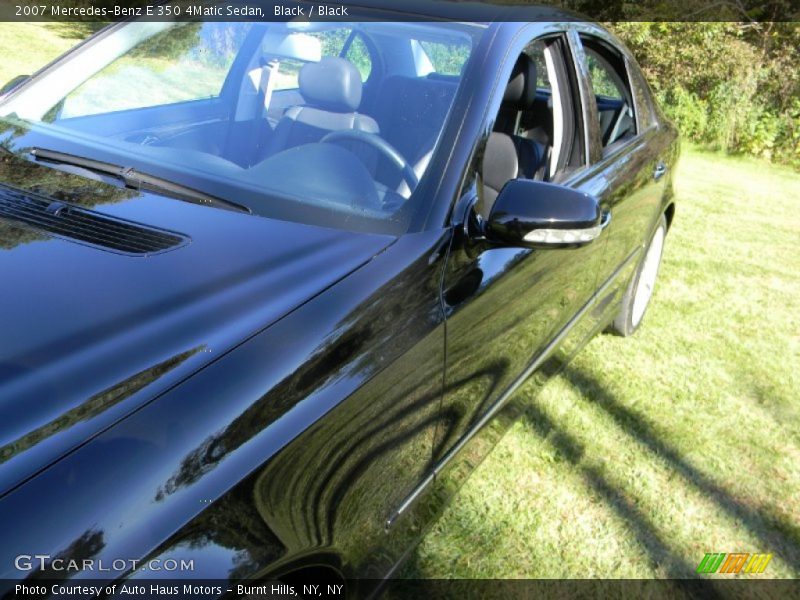 Black / Black 2007 Mercedes-Benz E 350 4Matic Sedan