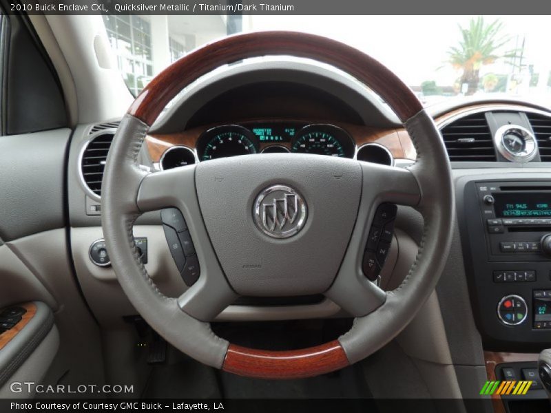 Quicksilver Metallic / Titanium/Dark Titanium 2010 Buick Enclave CXL