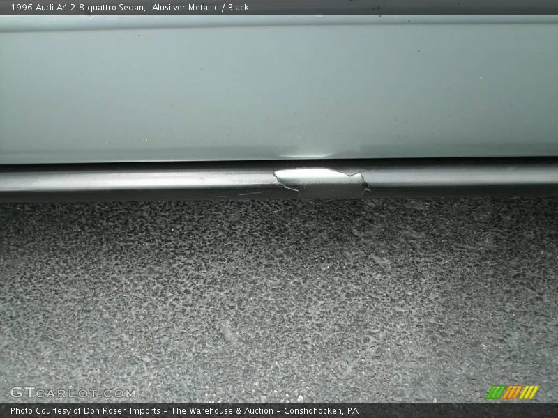 Alusilver Metallic / Black 1996 Audi A4 2.8 quattro Sedan