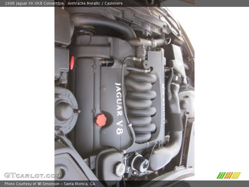  1998 XK XK8 Convertible Engine - 4.0 Liter DOHC 32-Valve V8