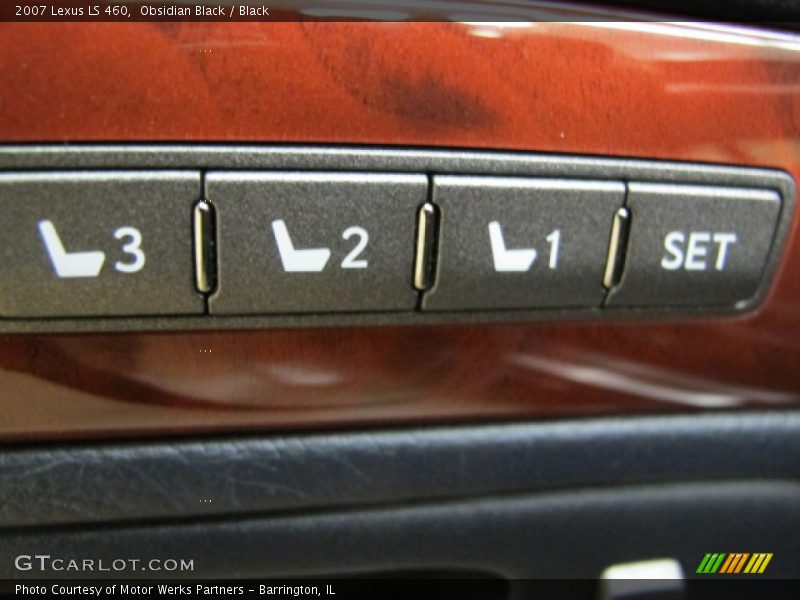 Obsidian Black / Black 2007 Lexus LS 460