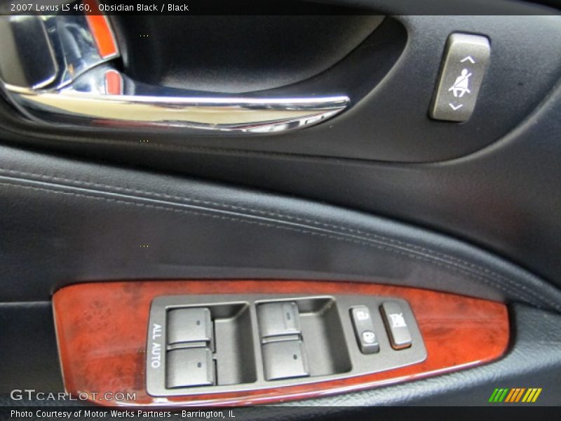 Obsidian Black / Black 2007 Lexus LS 460
