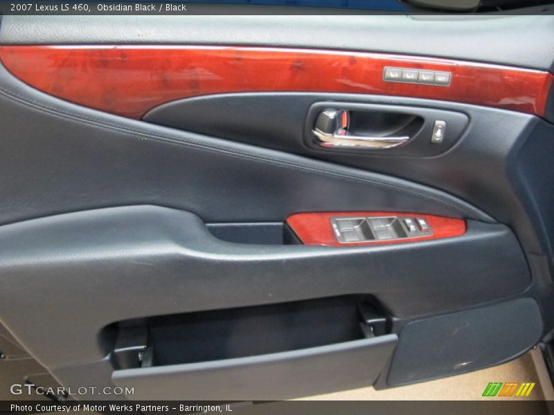 Obsidian Black / Black 2007 Lexus LS 460