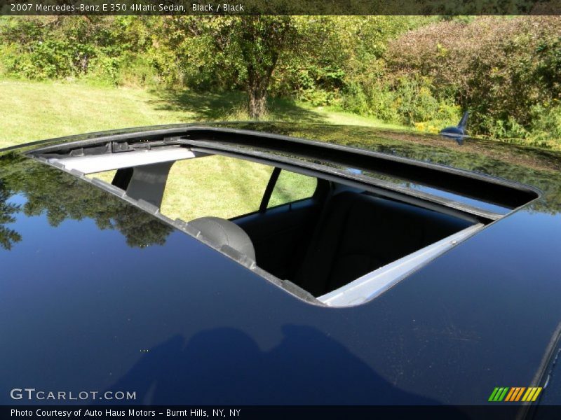 Black / Black 2007 Mercedes-Benz E 350 4Matic Sedan